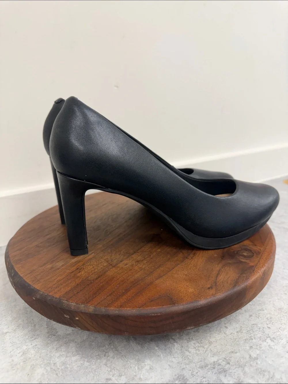 Clarks Collection Black Platform Heels /‎ Pumps sz 9.5